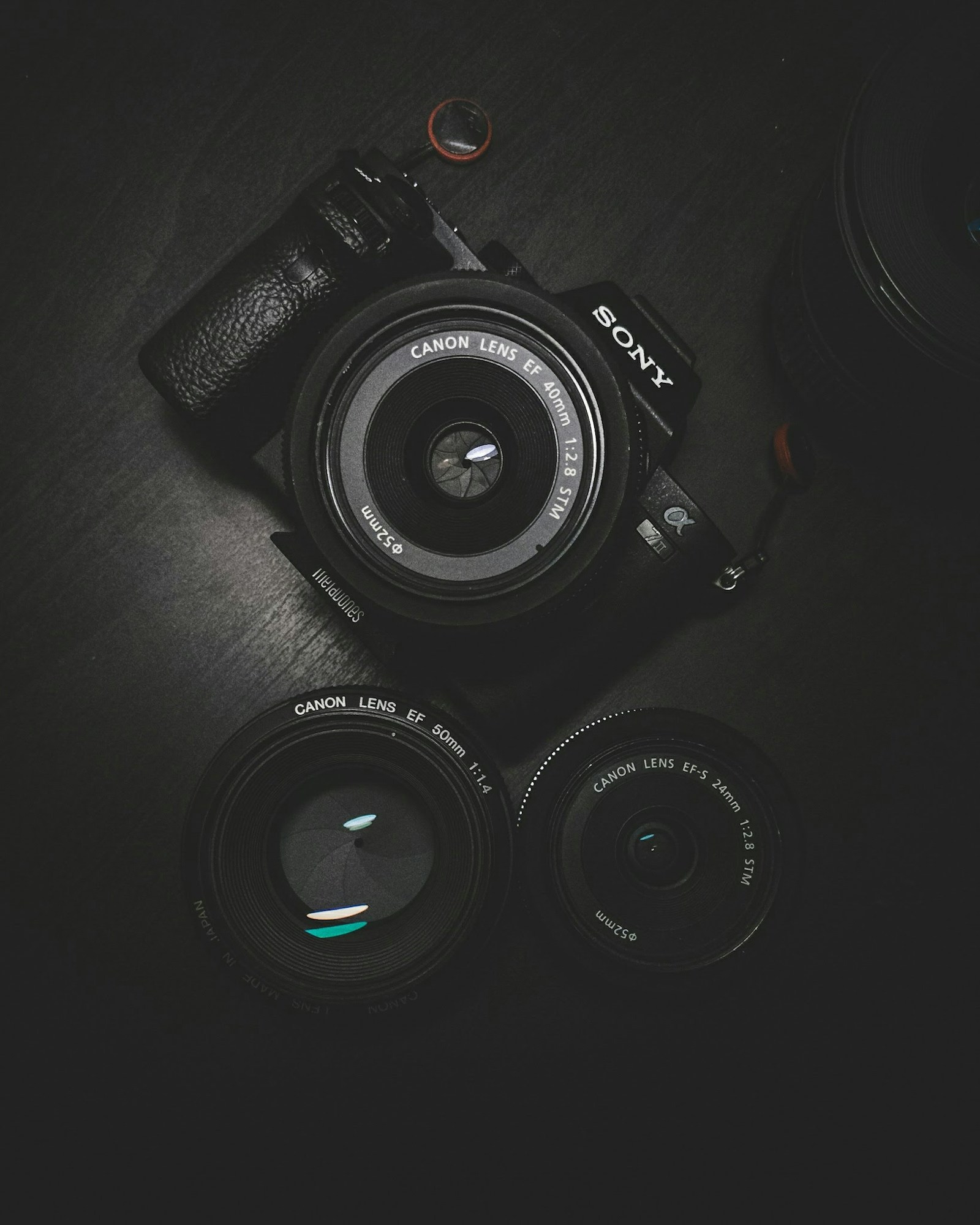 Camera used for a photography session
